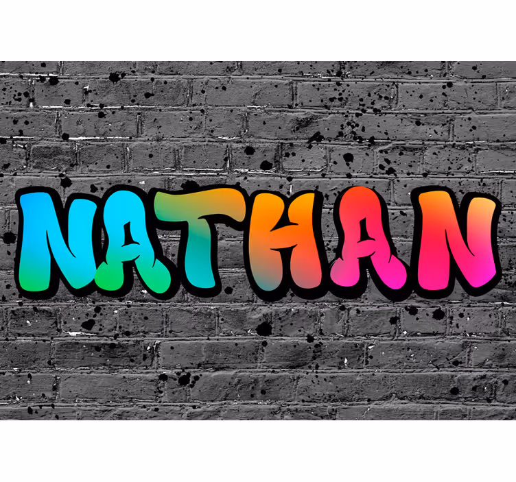 Gray roller blind in rainbow brick design - TenStickers