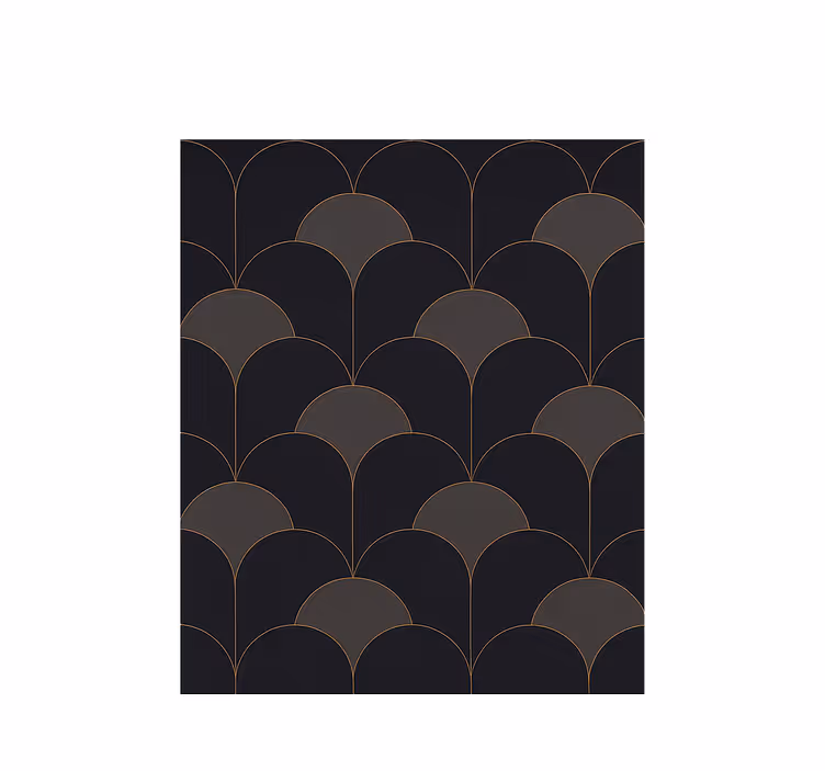 Vintage roller blind 1920s arches design - TenStickers