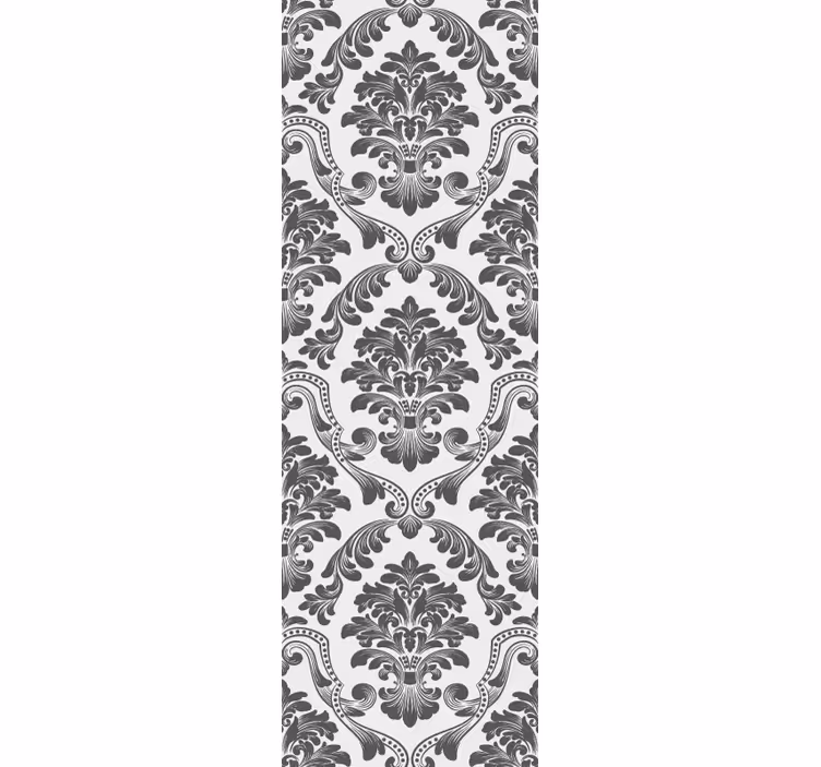 Vintage roller blind classic floral design - TenStickers