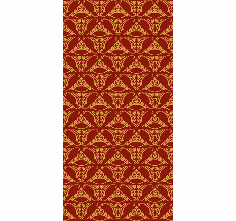 Vintage roller blind with elegant retro designs - TenStickers