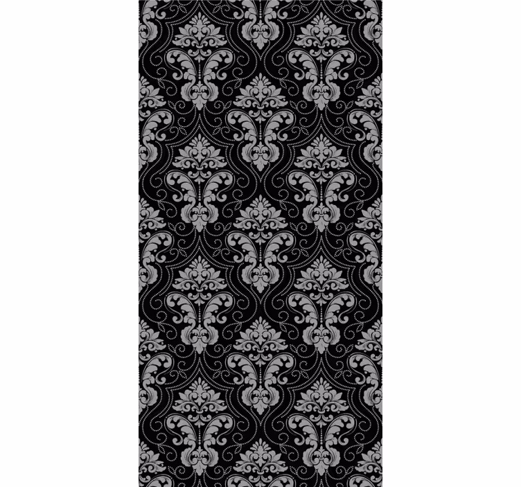 Vintage roller blind in elegant baroque style - TenStickers