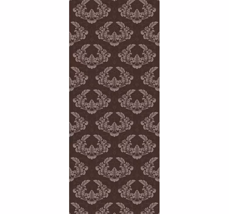 Vintage roller blind seamless damask pattern - TenStickers