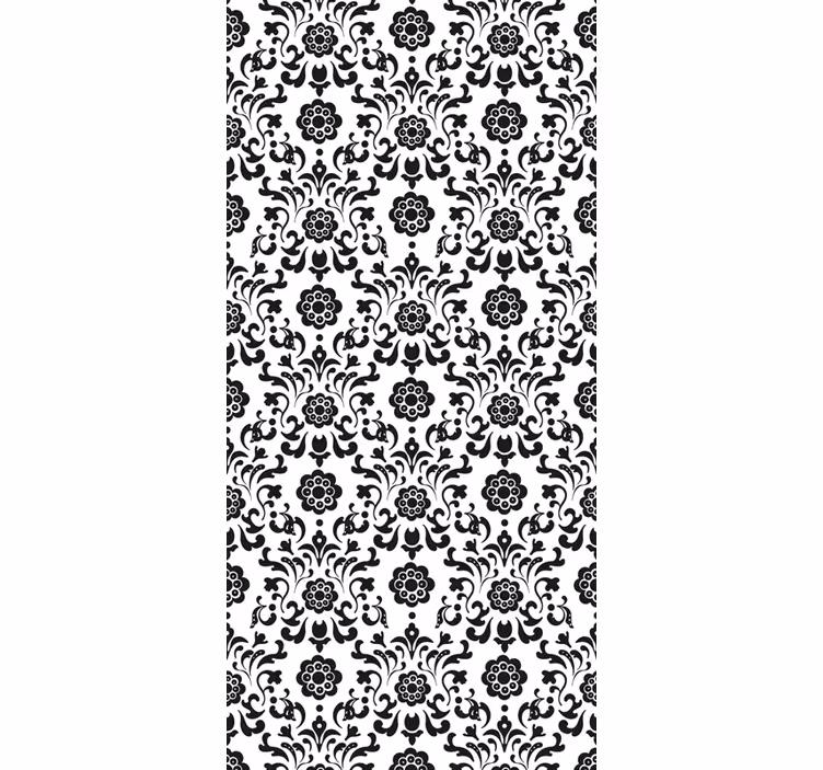 Vintage roller blind in royal damask design - TenStickers