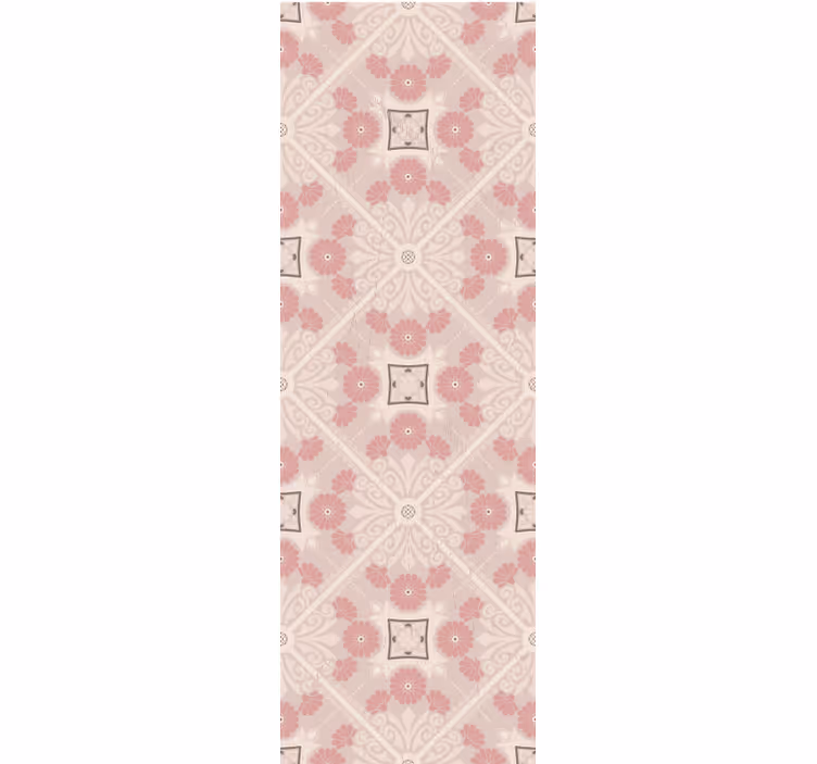 Vintage roller blind in pastel vintage pattern - TenStickers