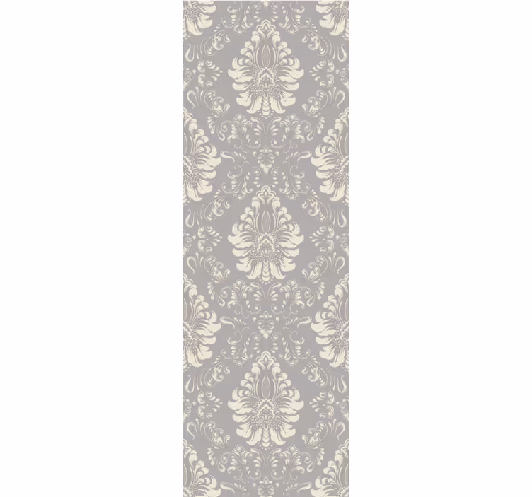Vintage roller blind in cream and pearl classic pattern - TenStickers