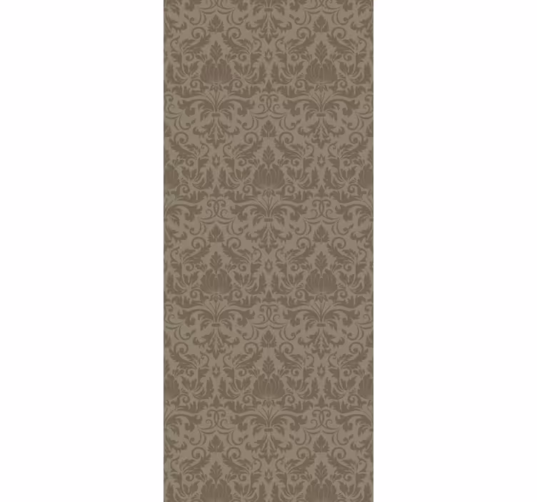 Vintage roller blind in velvet flocked design - TenStickers