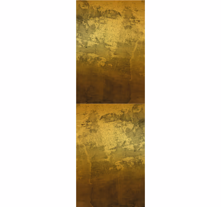 Vintage roller blind with retro gold tangled pattern - TenStickers