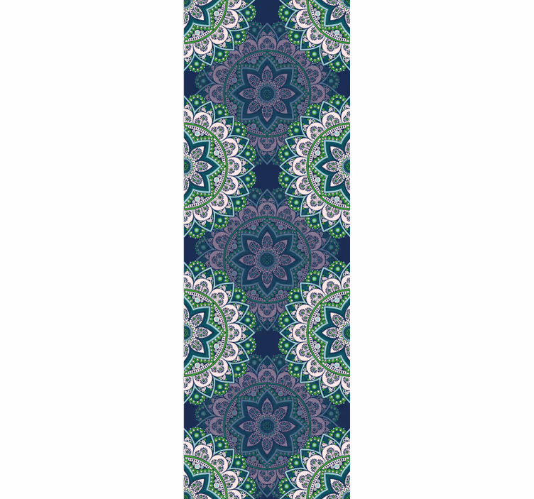 Vintage roller blind stained glass mandala - TenStickers