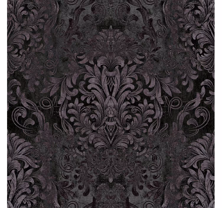 Vintage roller blind in deep shades - TenStickers