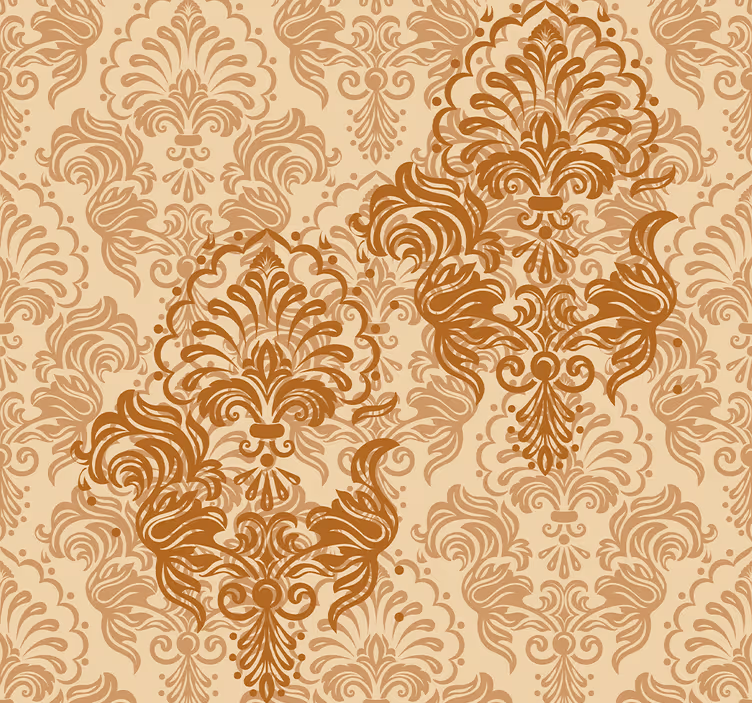 Vintage roller blind in warm faded hues - TenStickers