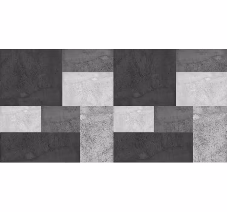 Modern black roller blind - TenStickers