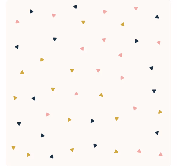 White roller blind minimalist small triangle - TenStickers