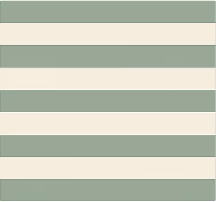 Bedroom roller blind with green striped pattern - TenStickers