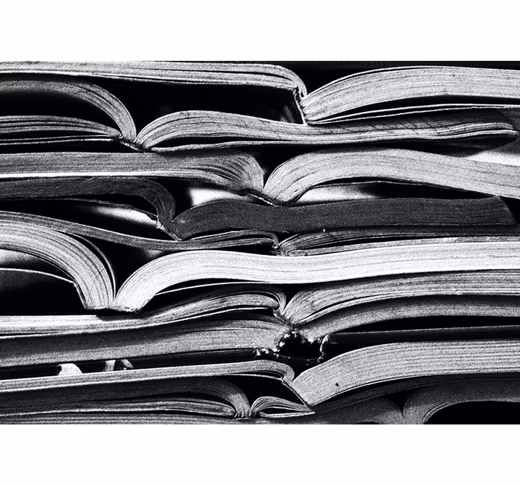 Bedroom roller blind open book - TenStickers