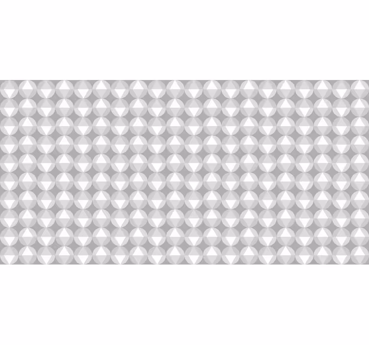 Gray roller blind with nordic style calming pattern - TenStickers