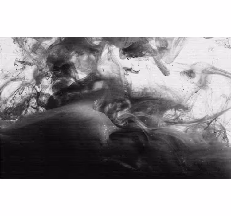 Gray roller blind dense grey cloud of haze - TenStickers