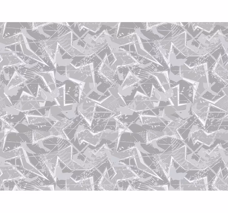 Gray roller blind with 80's fine graphics - TenStickers