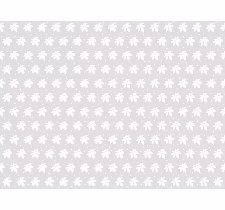 Gray roller blind with nordic design white pattern - TenStickers