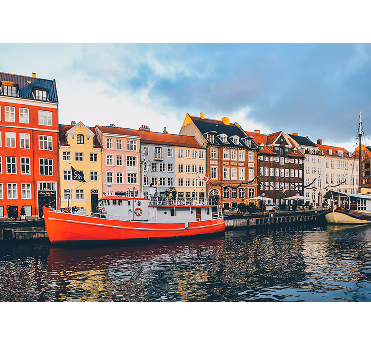 Bedroom roller blind inspired by beautiful nyhavn - TenStickers