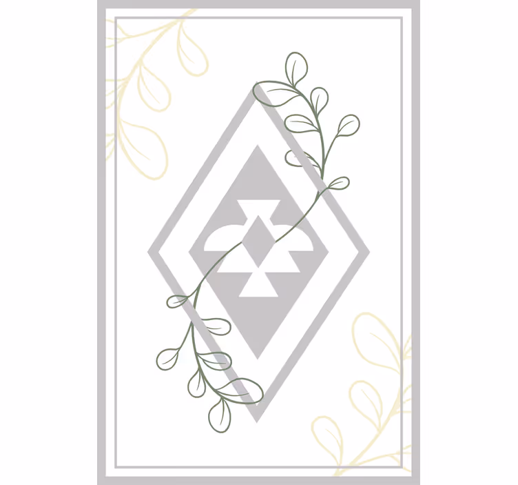Living room roller blind anumka mapuche design - TenStickers