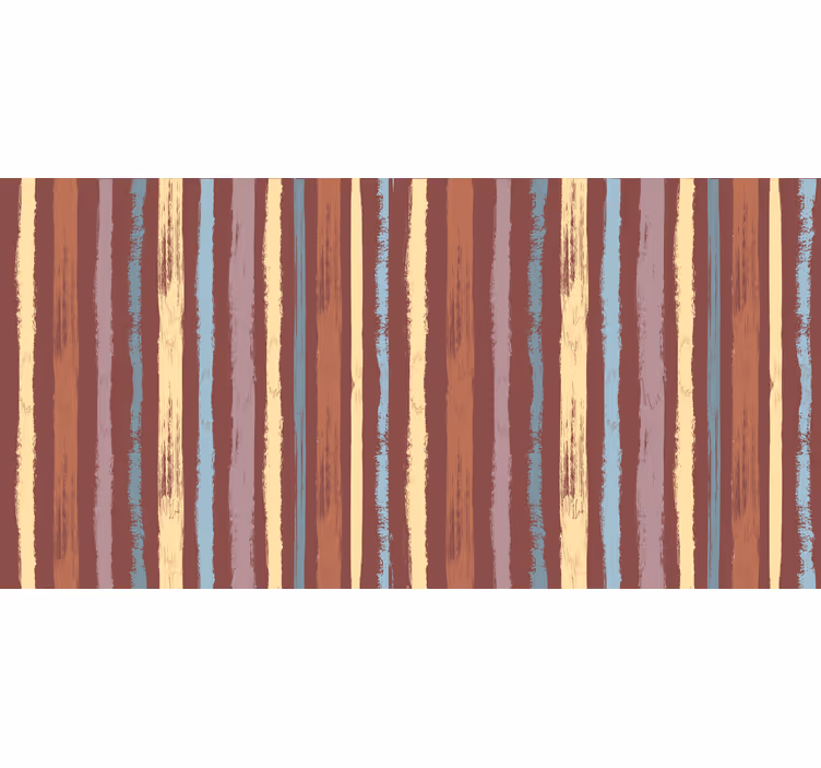 Bedroom roller blind in green, red and yellow stripes - TenStickers