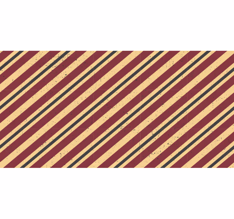 Autumn striped bedroom roller blind - TenStickers