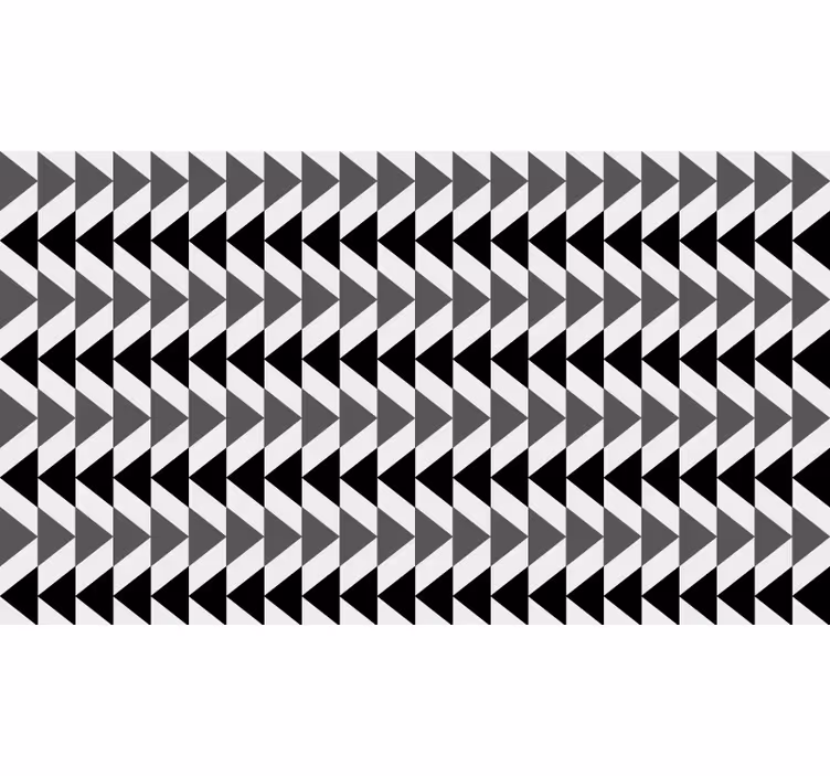 Bedroom roller blind nordic gray triangles reverse - TenStickers