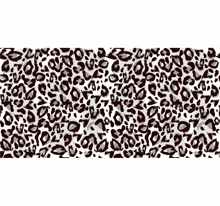 Bedroom roller blind black leopard - TenStickers