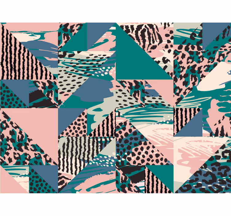 Bedroom roller blind ethnic leopard print - TenStickers