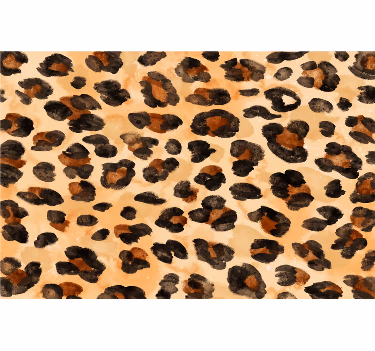Cheetah print bedroom roller blind - TenStickers
