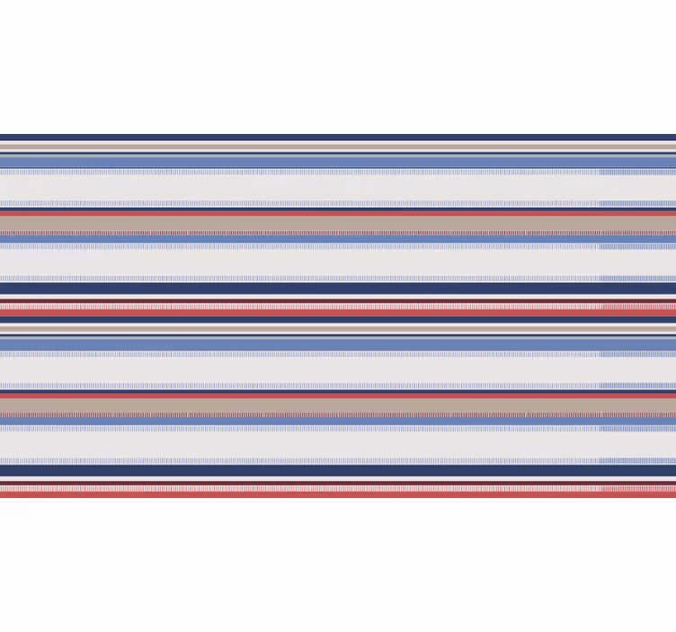 Bedroom roller blind in marine striped design - TenStickers