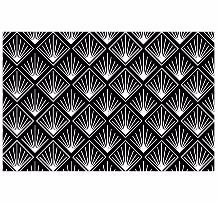 Bedroom roller blind black and white - TenStickers