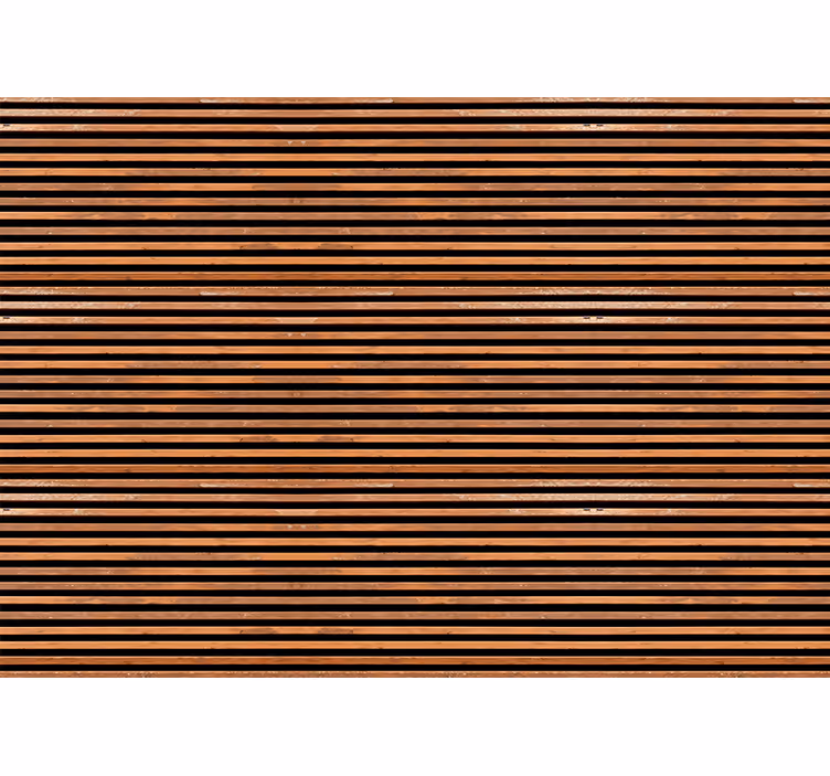 Bedroom roller blind with horizontal slats - TenStickers
