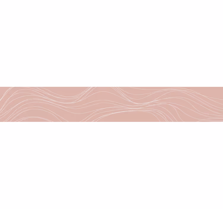 Terracotta waves bedroom roller blind - TenStickers