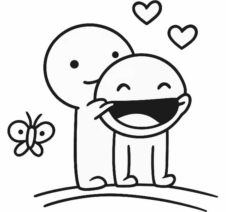 White roller blind that brings a smile always - TenStickers