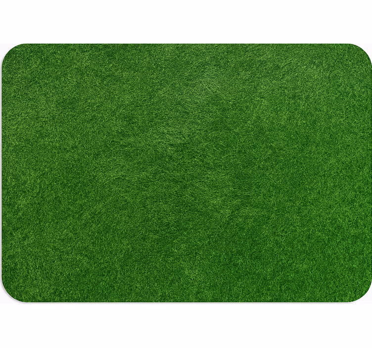 Living room roller blind fake grass effect - TenStickers