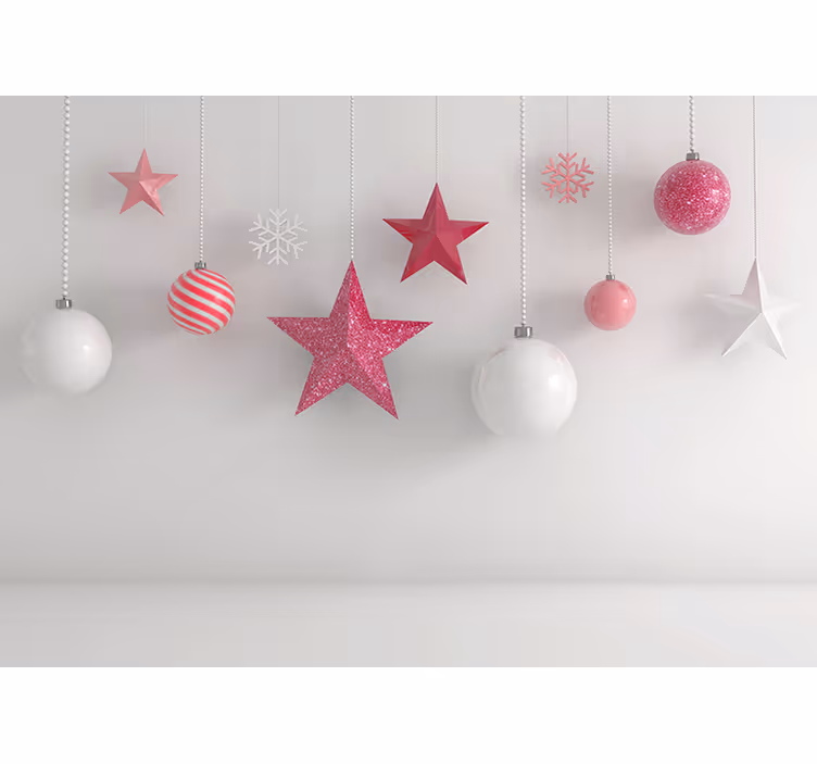 Children room roller blind with pink balloon patterns - TenStickers