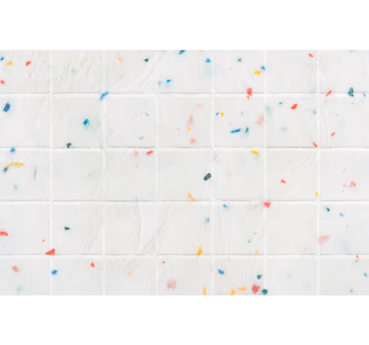 Colorful tiles children room roller blind - TenStickers
