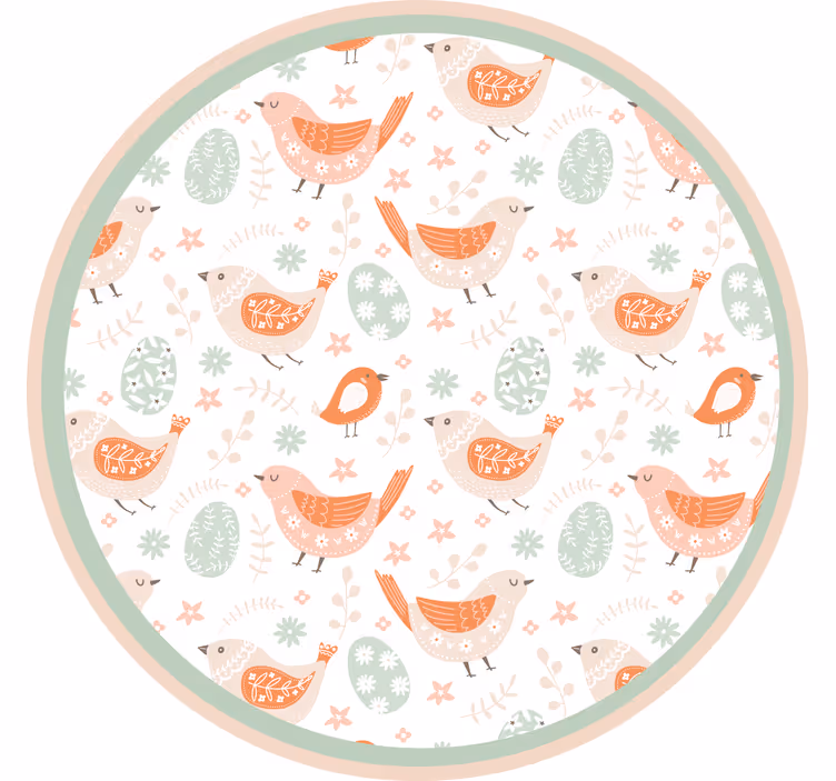Children room roller blind minimalist nordic birds - TenStickers