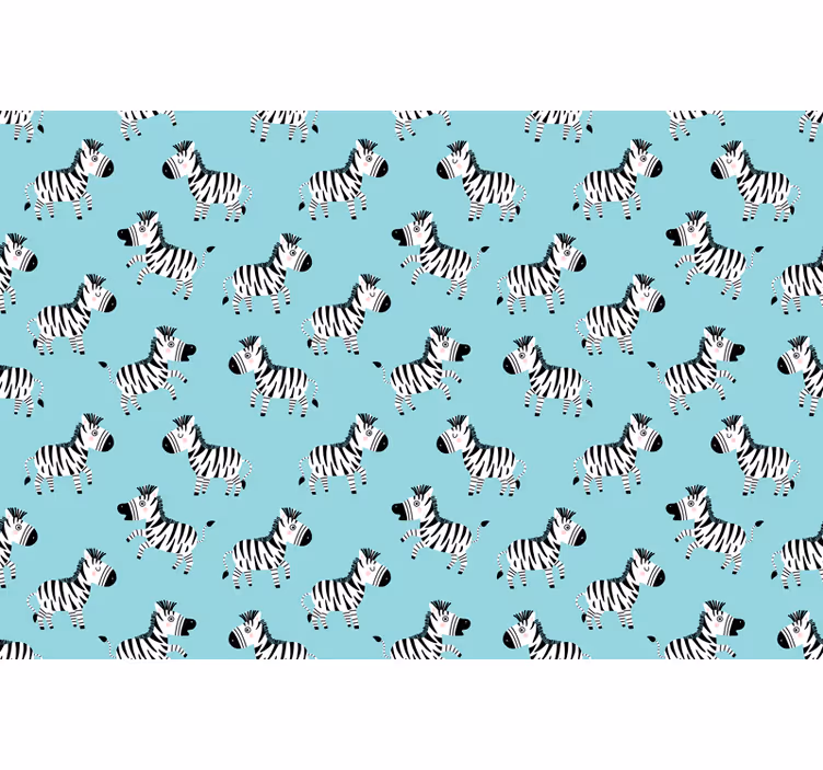 Children room roller blind cute zebra design - TenStickers