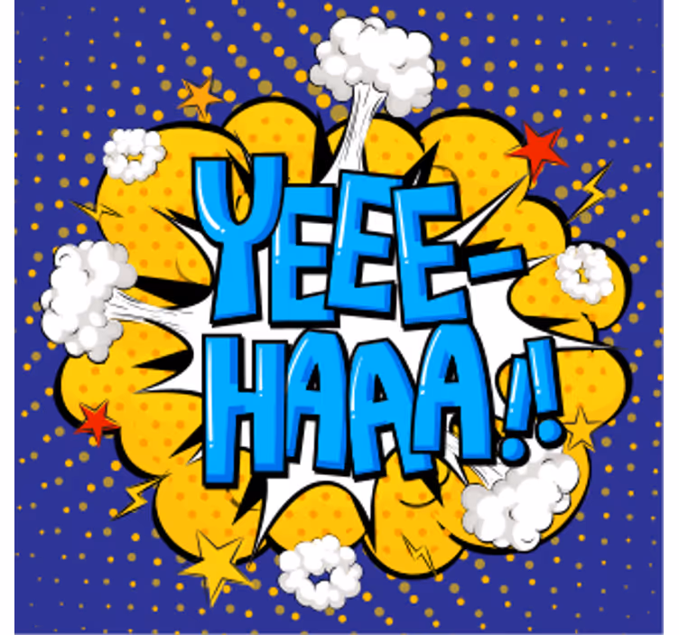 Comic fun expressions children room roller blind - TenStickers