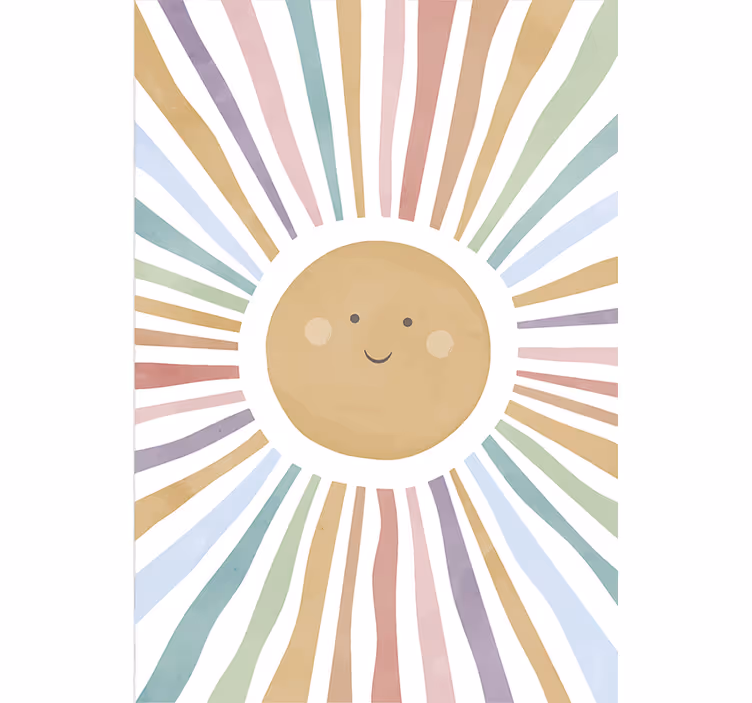 Children room roller blind sunny joy - TenStickers
