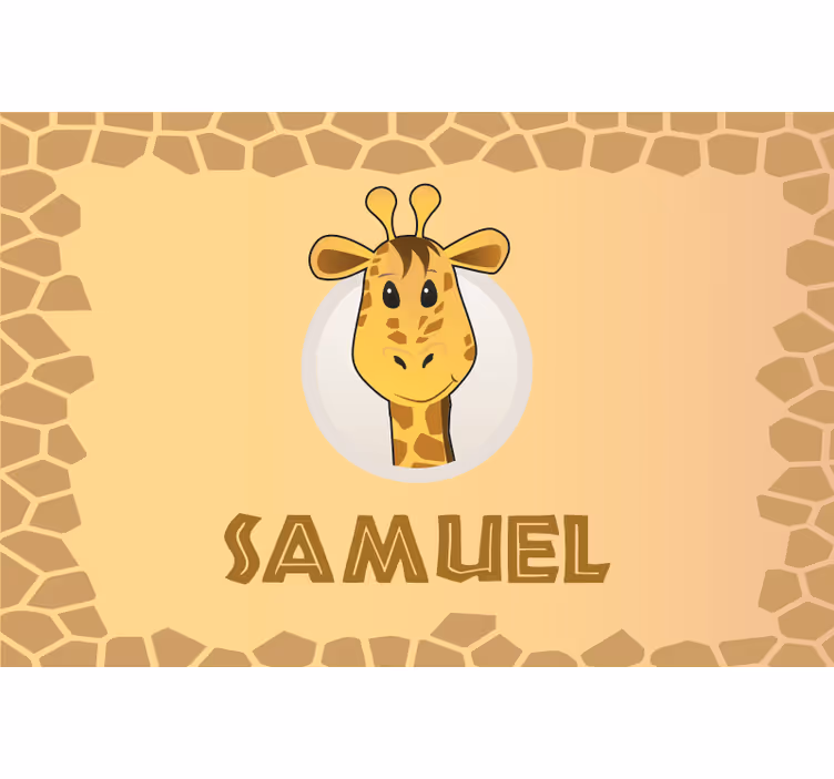Children room roller blind personalized name - TenStickers