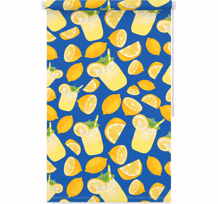 Kitchen roller blind lemon juice storage - TenStickers