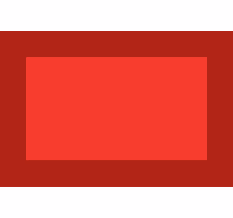 Red roller blind with dark red edges and light center - TenStickers