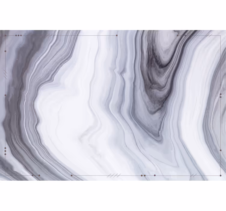 Gray roller blind with white and black marble design - TenStickers