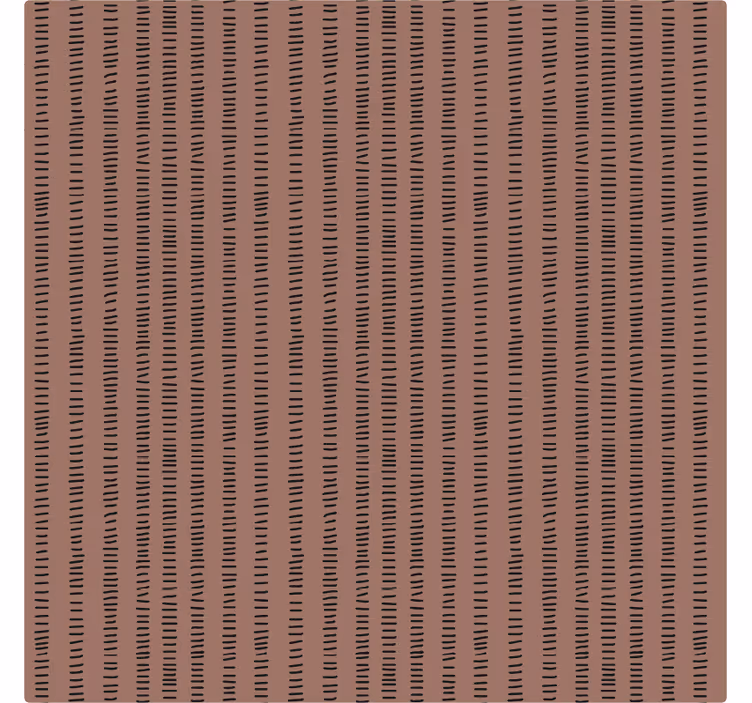 Outdoor roller blind with dash line design - TenStickers