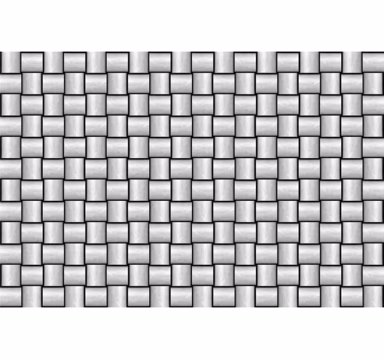 Office roller blind with white gap wood texture - TenStickers