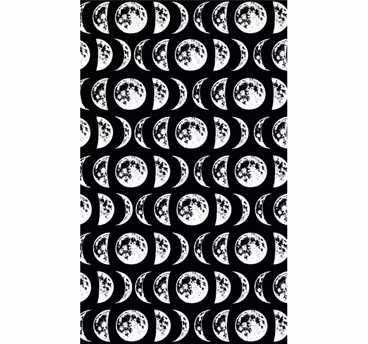 Office roller blind moon phases - TenStickers