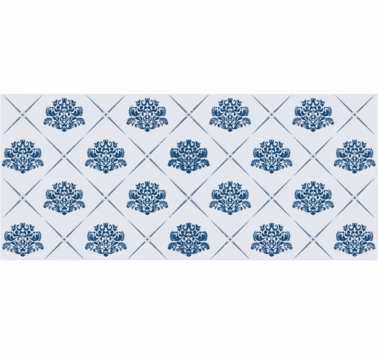 Bedroom roller blind floor tile stickers - TenStickers